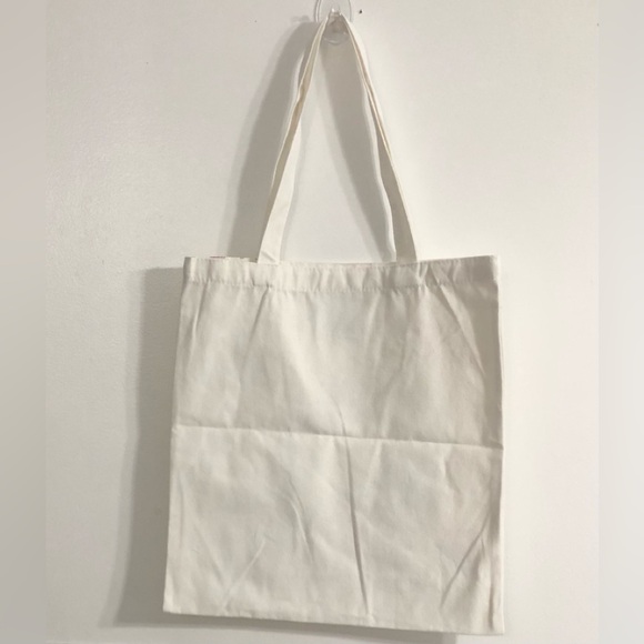 Hello Kitty shoulder canvas tote bag cream. Size 15”L 13-3/4” W - Picture 2 of 4